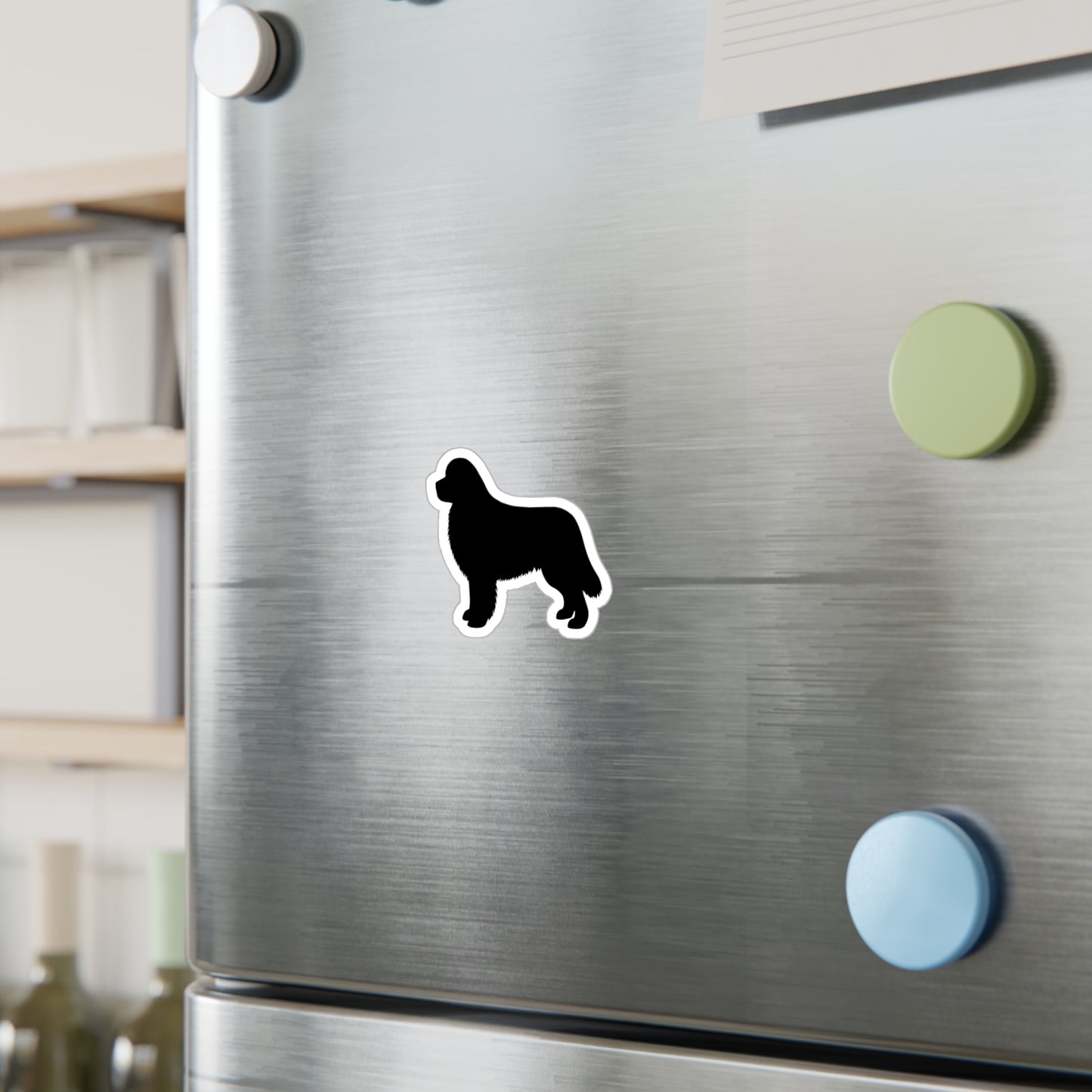 Newfie Silhouette Vinyl Decal