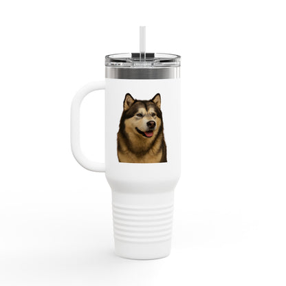 Malamute Head Insulated Travel Mug