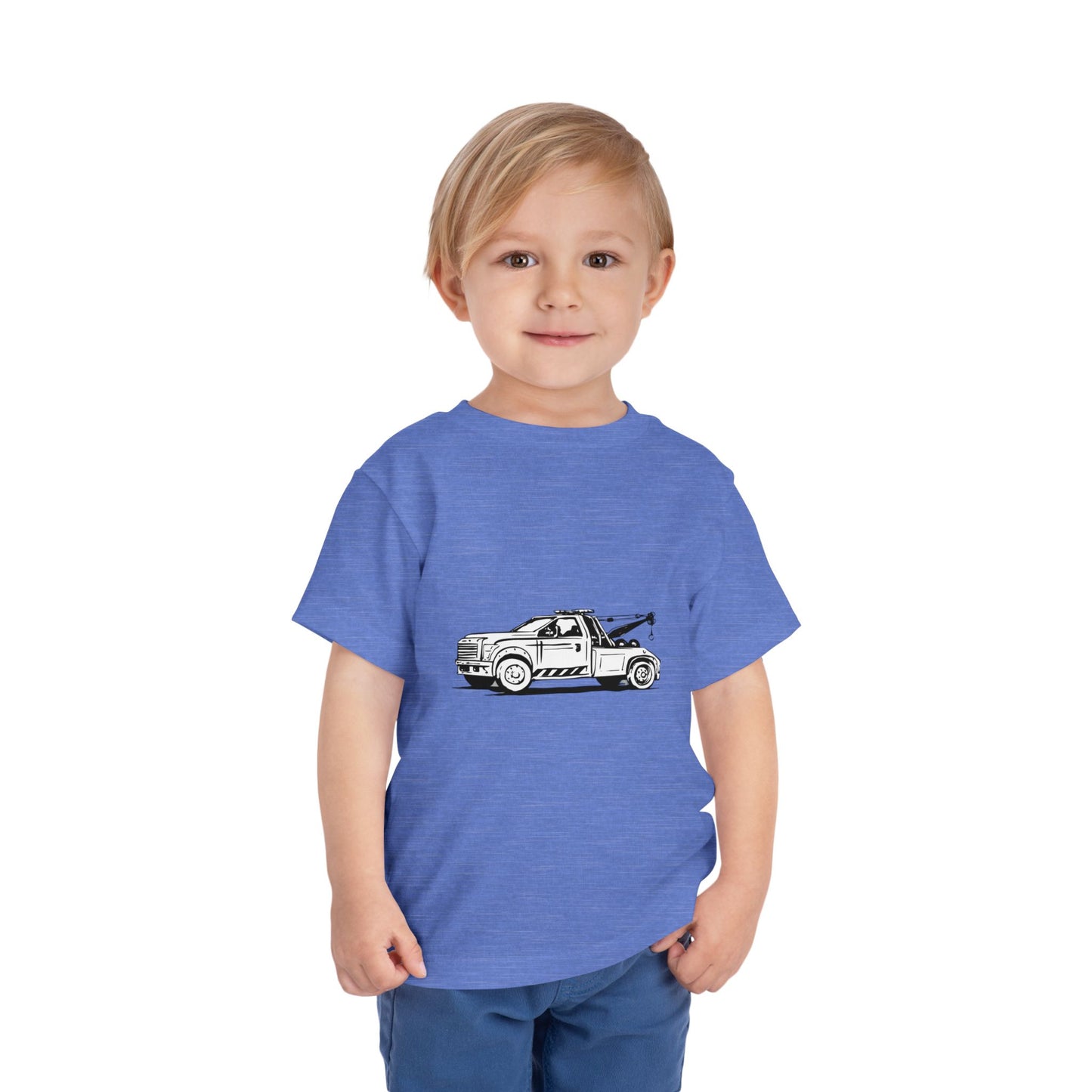 Wheel Lift Tow Truck Toddler Unisex Short Sleeve Crewneck Tee