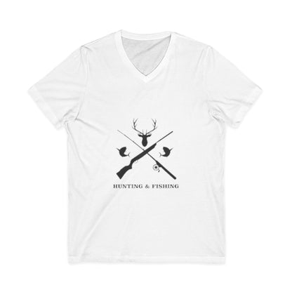 Hunting/Fishing Unisex Short Sleeve V-Neck Tee