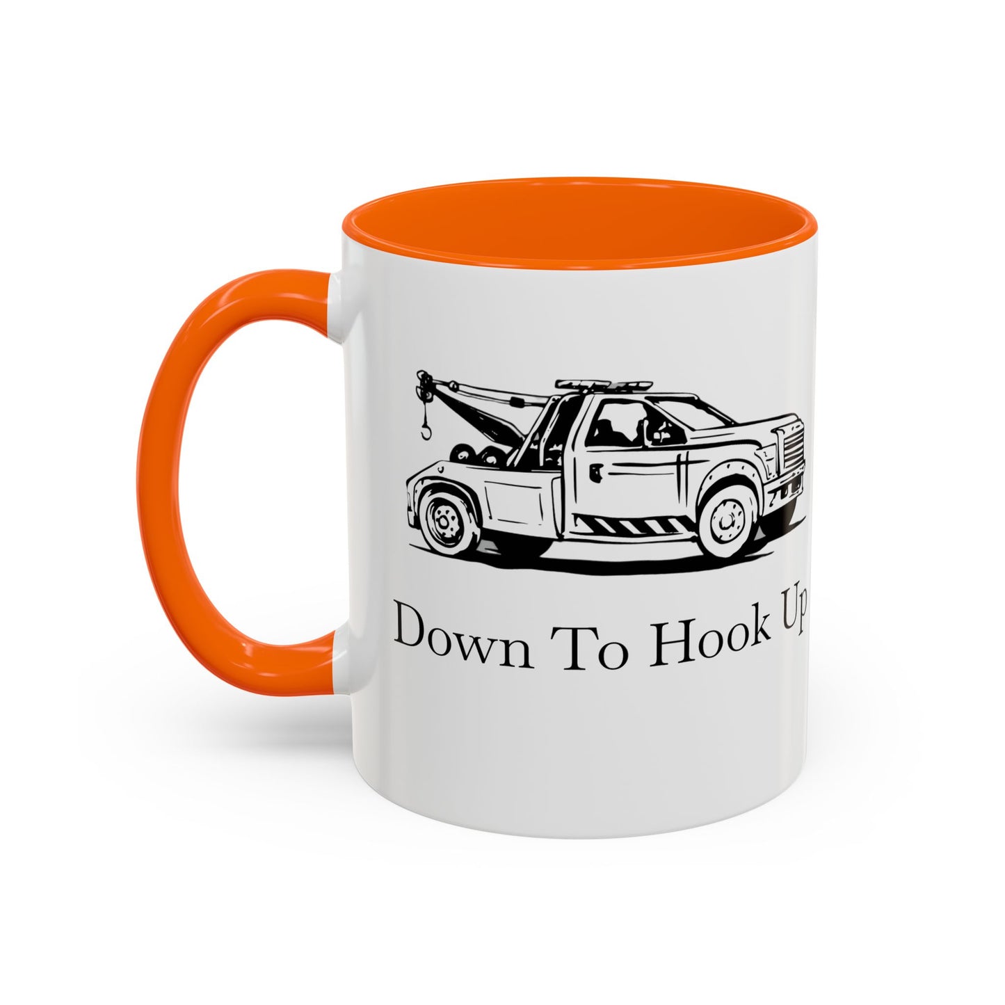 Down To Hook Up 2-Tone Coffee Mug