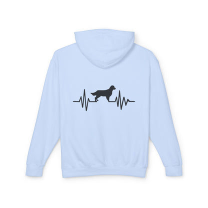 My Heart Beats For Goldens Unisex Lightweight Hoodie