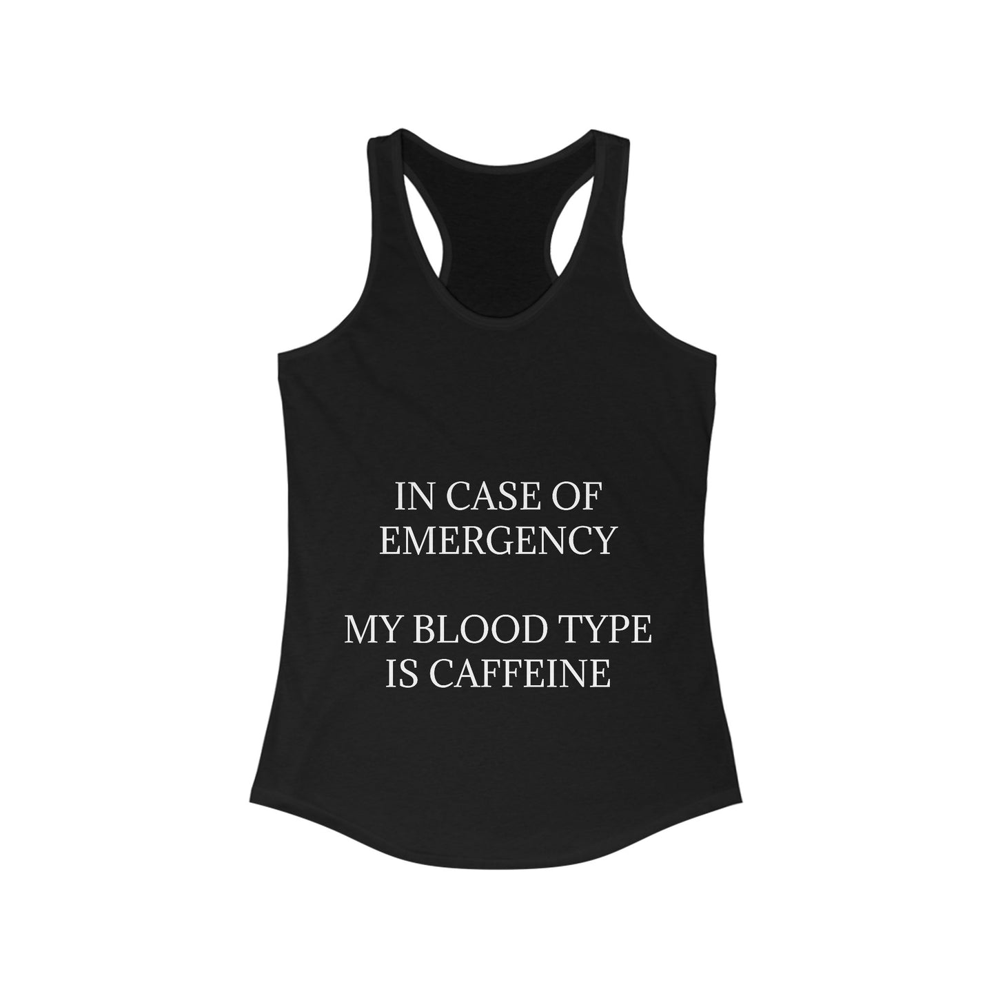 Blood Type Women's Racerback Tank