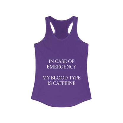 Blood Type Women's Racerback Tank