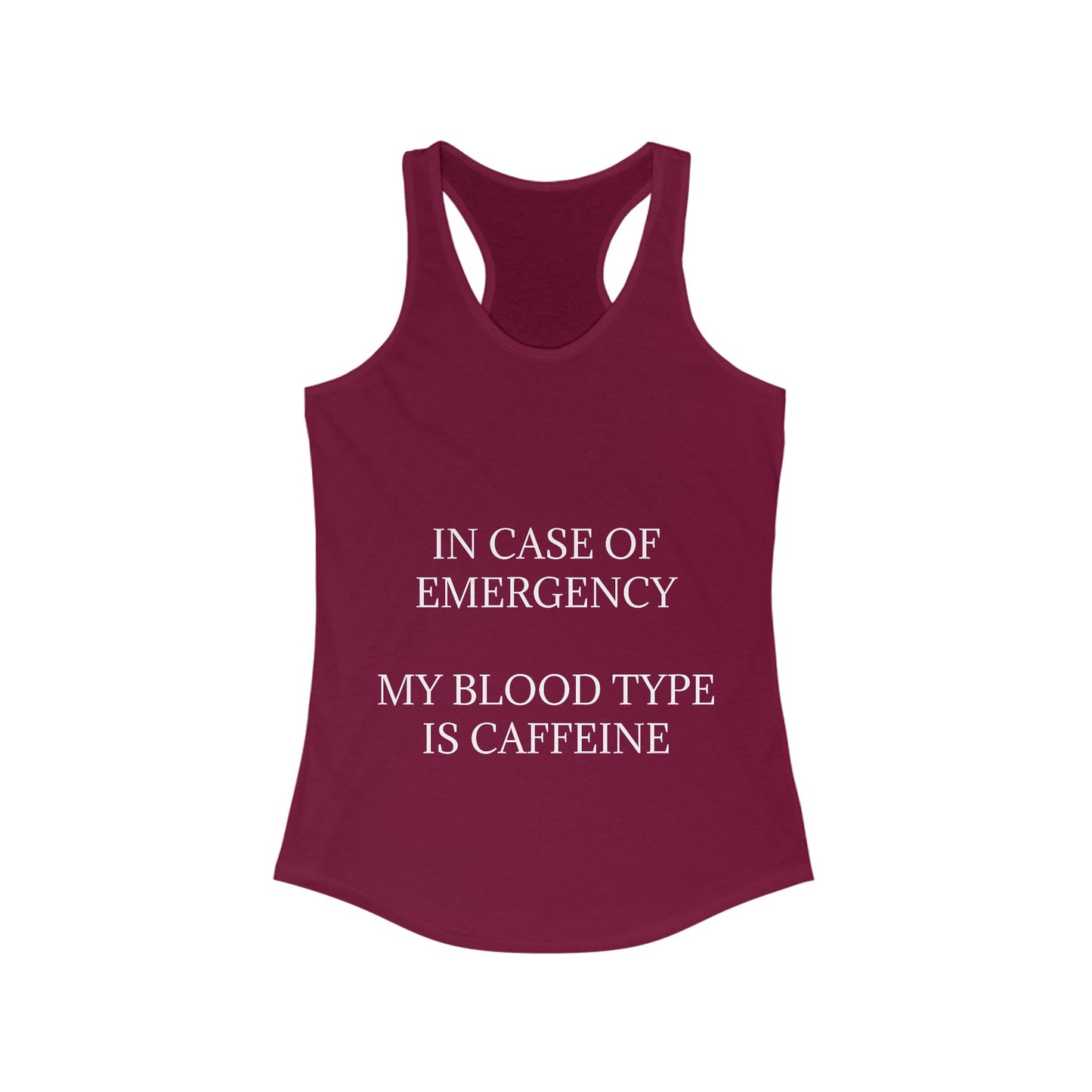 Blood Type Women's Racerback Tank