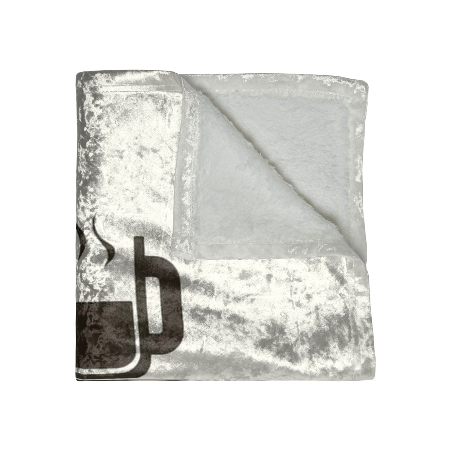 Not Enough Crushed Velvet Blanket