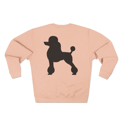 Poodle Silhouette Unisex Crewneck Sweatshirt