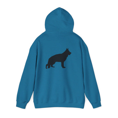 German Shepherd Silhouette Unisex Hoodie