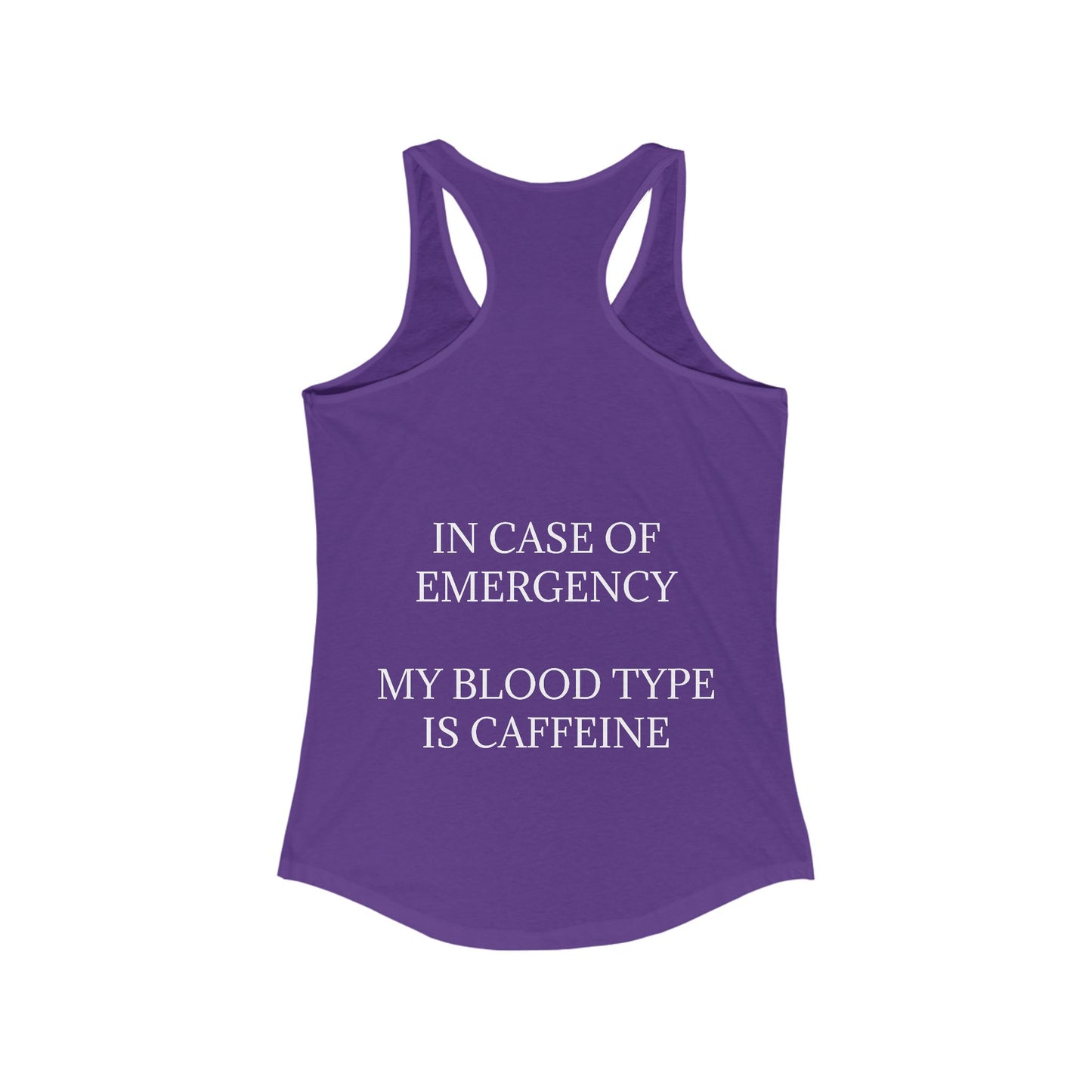 Blood Type Women's Racerback Tank