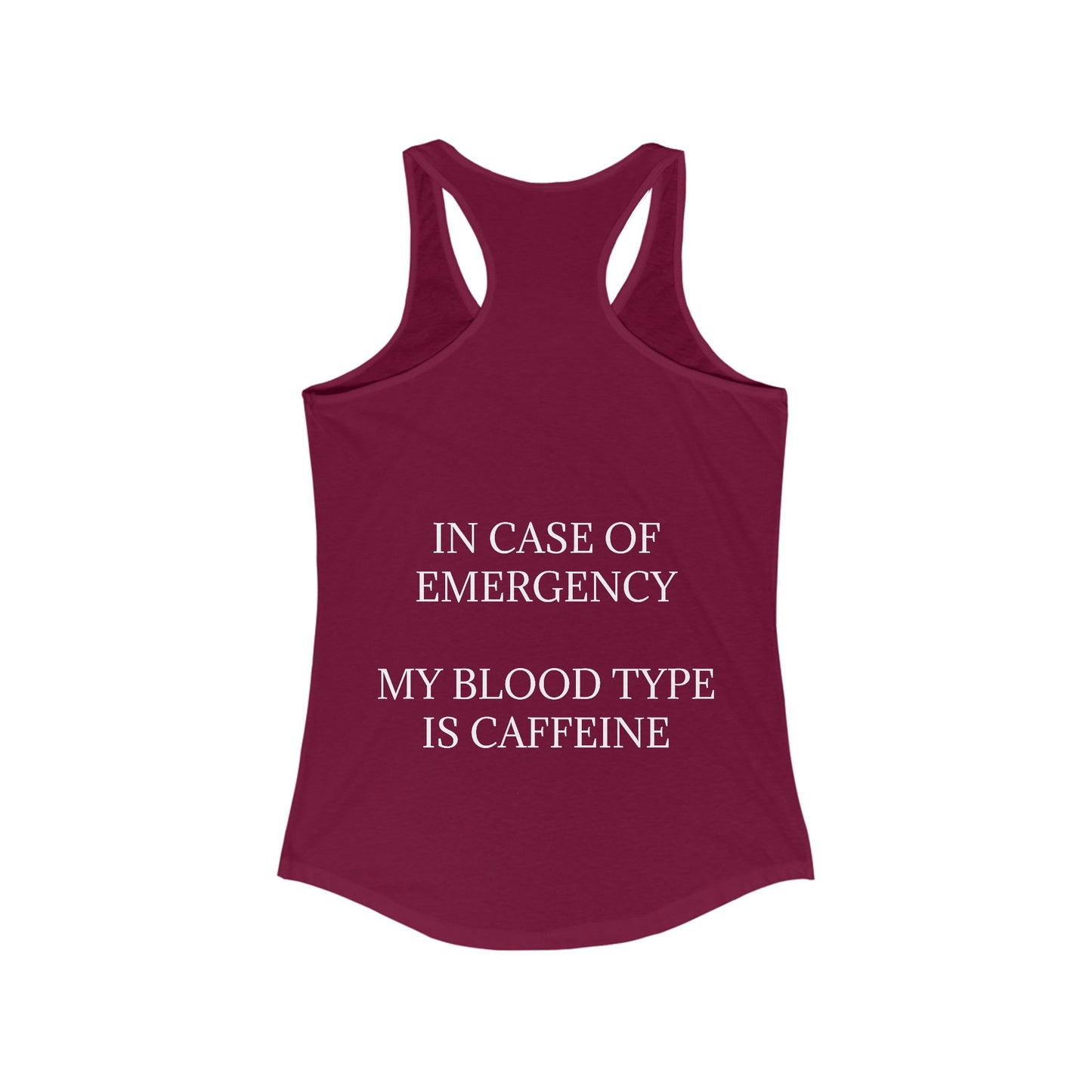 Blood Type Women's Racerback Tank