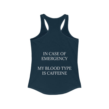 Blood Type Women's Racerback Tank