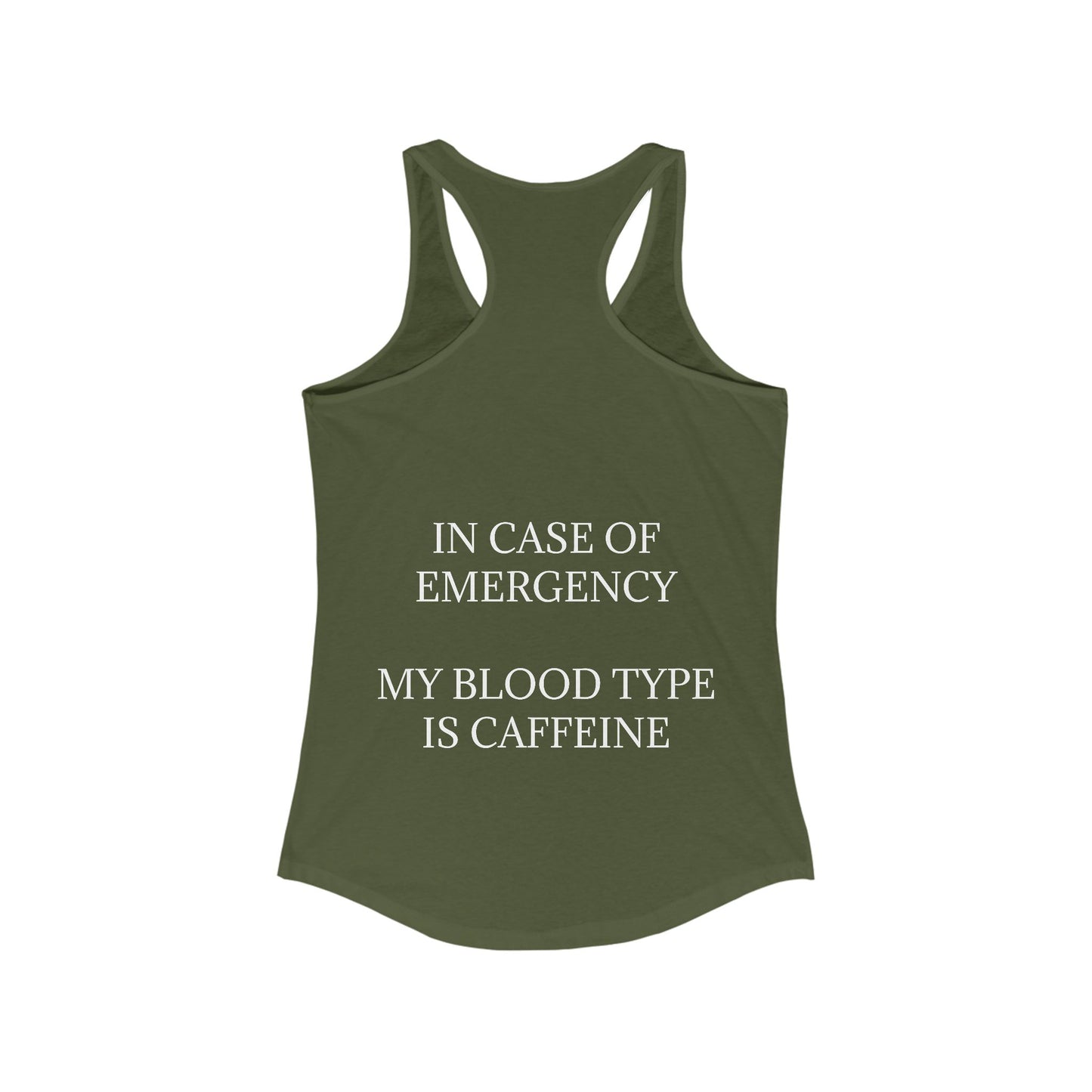 Blood Type Women's Racerback Tank