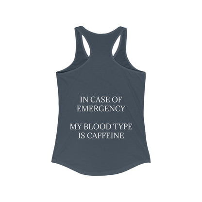 Blood Type Women's Racerback Tank