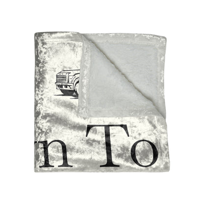 Down To Hook Up Crushed Velvet Blanket