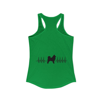 My Heart Beats For Samoyeds Women's Racerback Tank