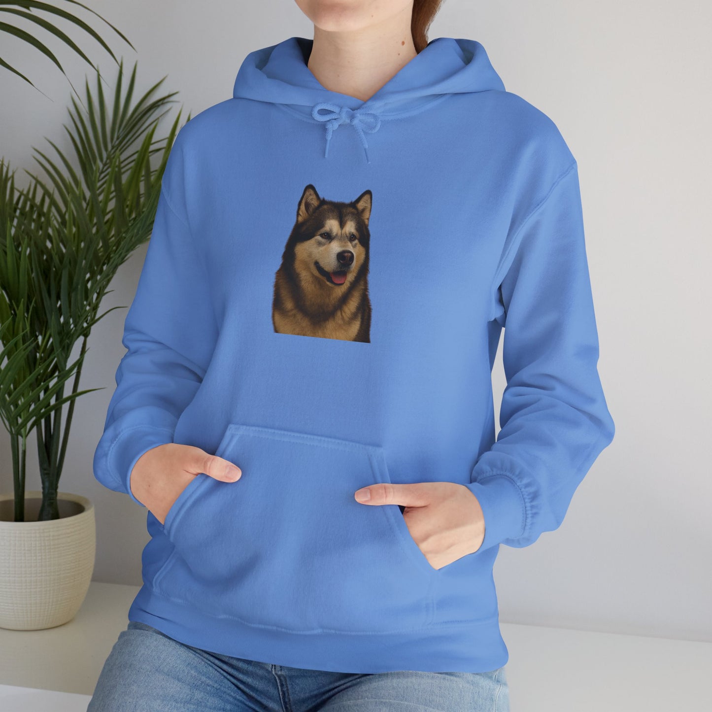 Malamute Head Unisex Hoodie