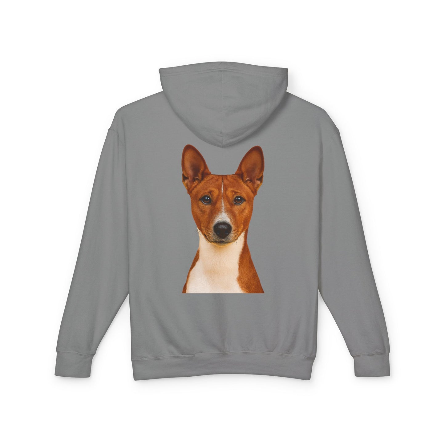 Basenji Head Unisex Lightweight Hoodie