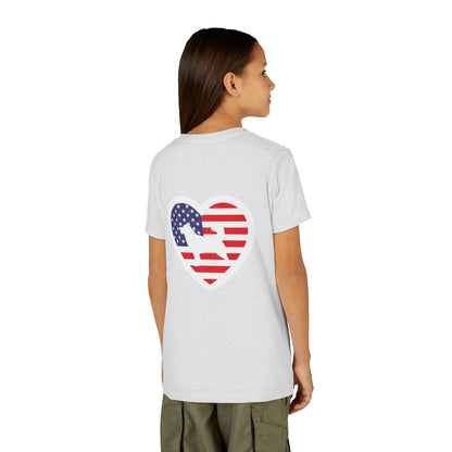 Malamute Flag Youth Unisex Short Sleeve Crewneck Tee