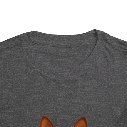 Basenji Head Toddler Unisex Short Sleeve Crewneck Tee
