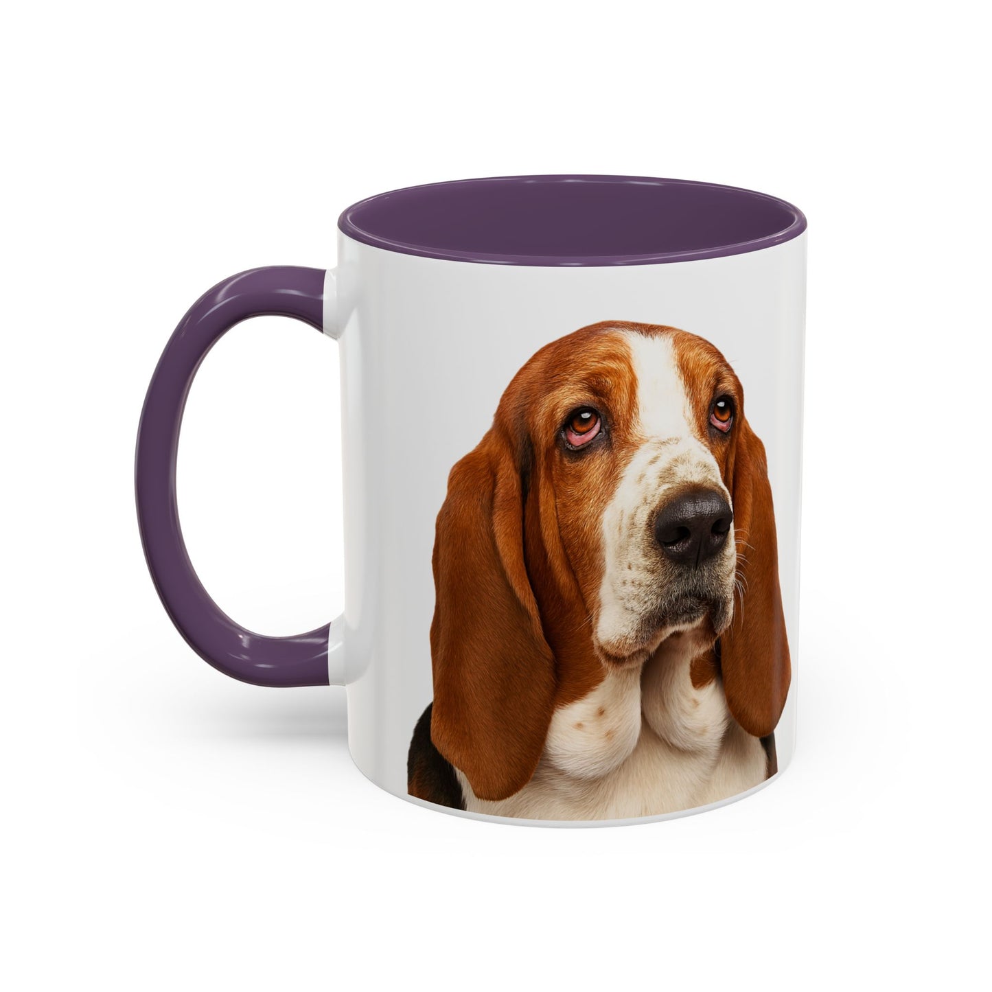 Basset Head 2-Tone Coffee Mug
