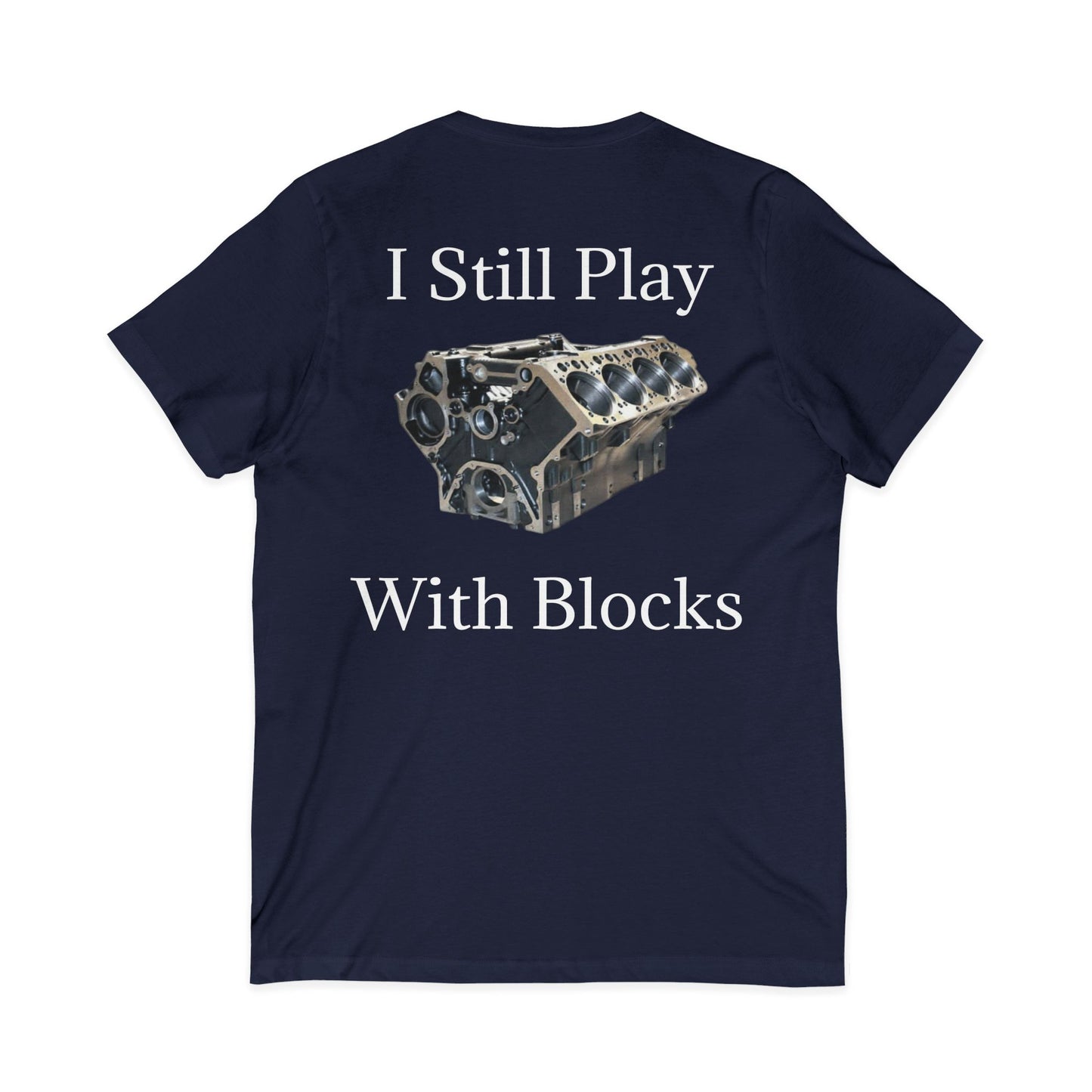 Play With Blocks Unisex Short Sleeve V-Neck Tee