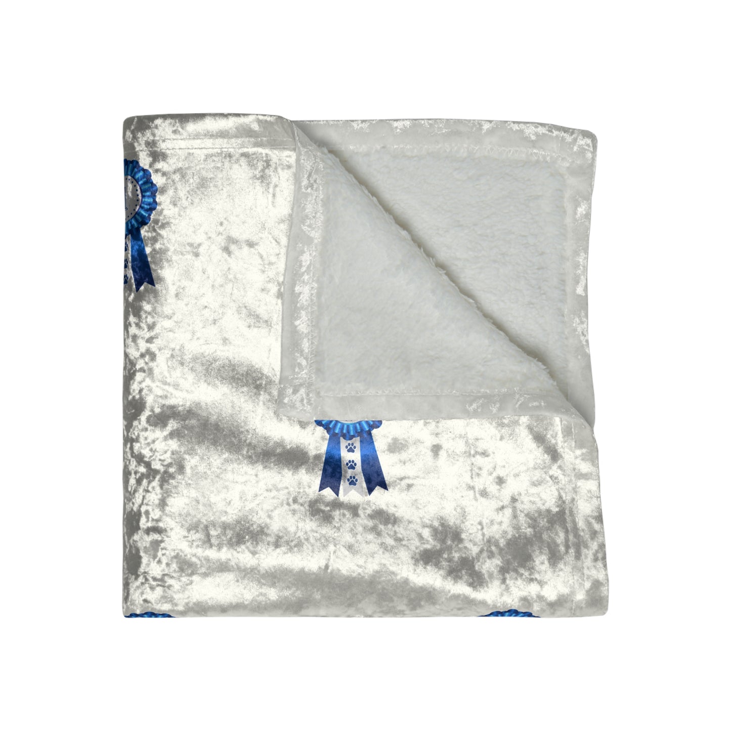 Show Ribbon Crushed Velvet Blanket