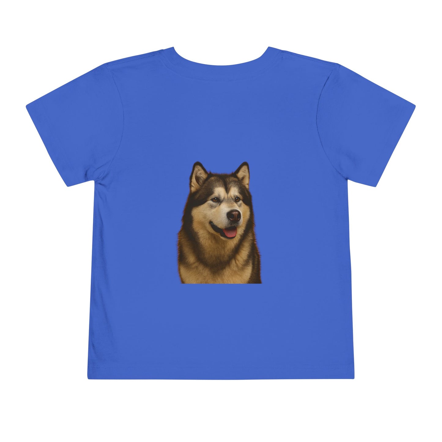 Malamute Head Toddler Unisex Short Sleeve Crewneck Tee