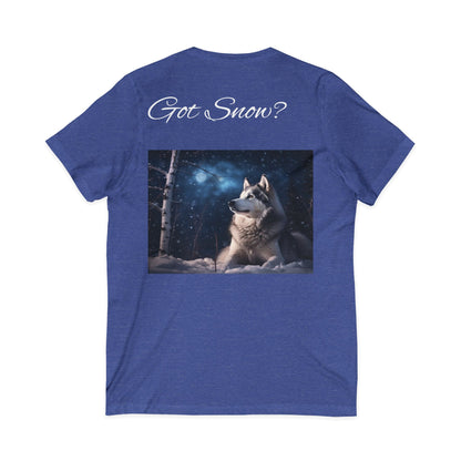 Got Snow? Unisex Short Sleeve V-Neck Tee
