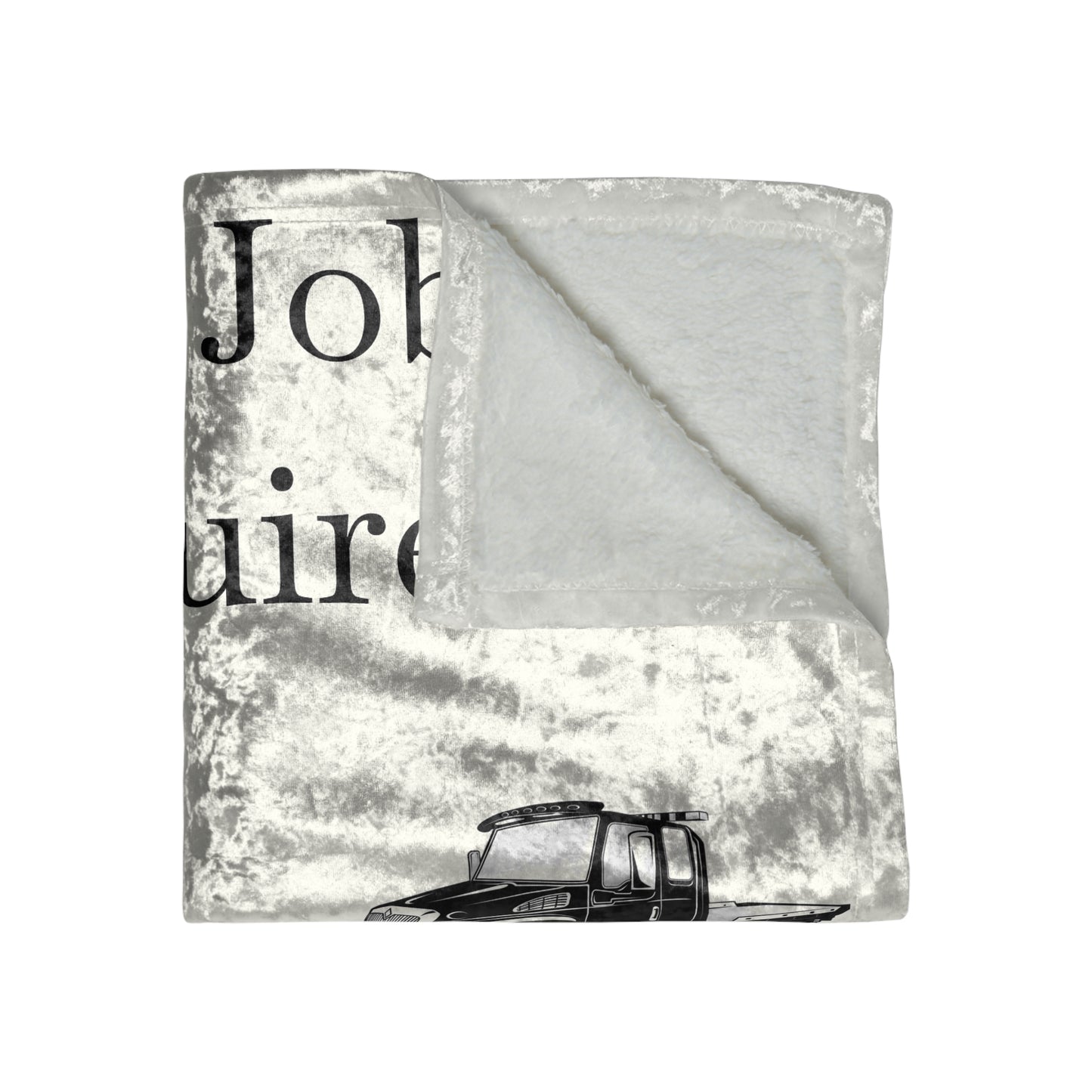 Beds, Straps, And Chains Crushed Velvet Blanket