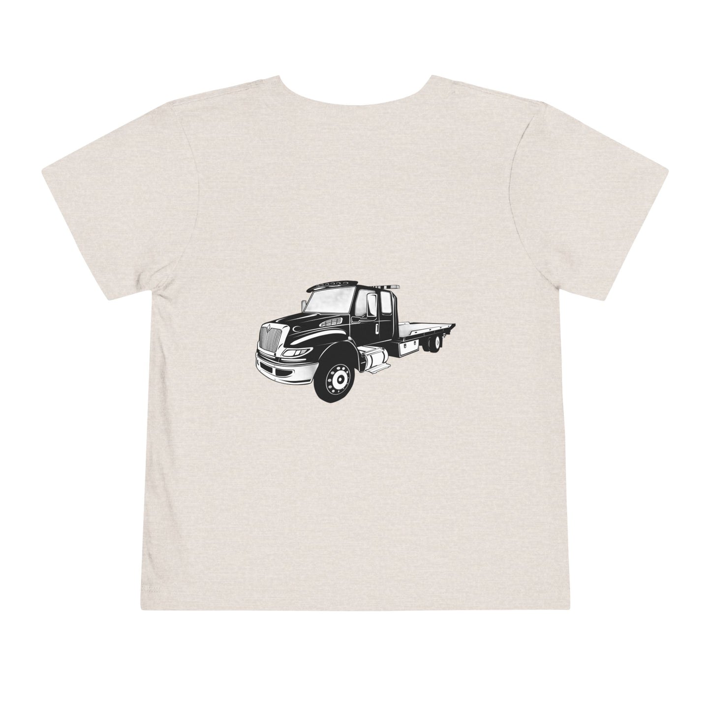 Flatbed Tow Truck Toddler Unisex Short Sleeve Crewneck Tee