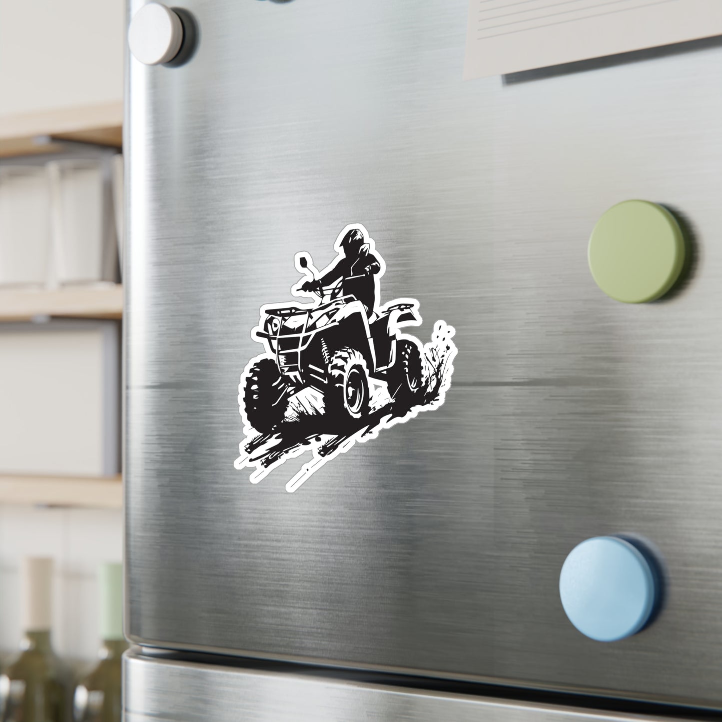Slingin' Mud Quad Vinyl Decal