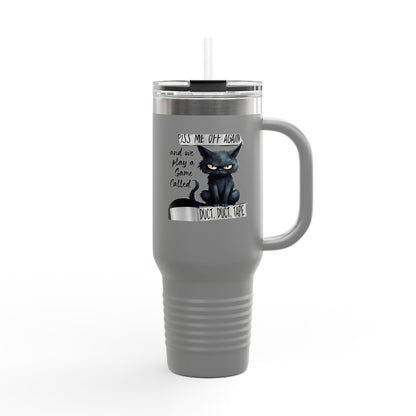 Duct, Duct, Tape Insulated Travel Mug