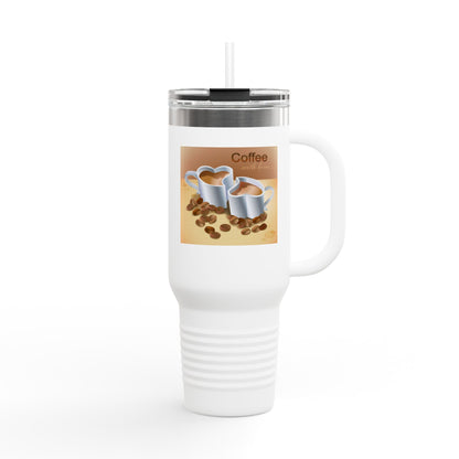 Coffee With Love Insulated Travel Mug
