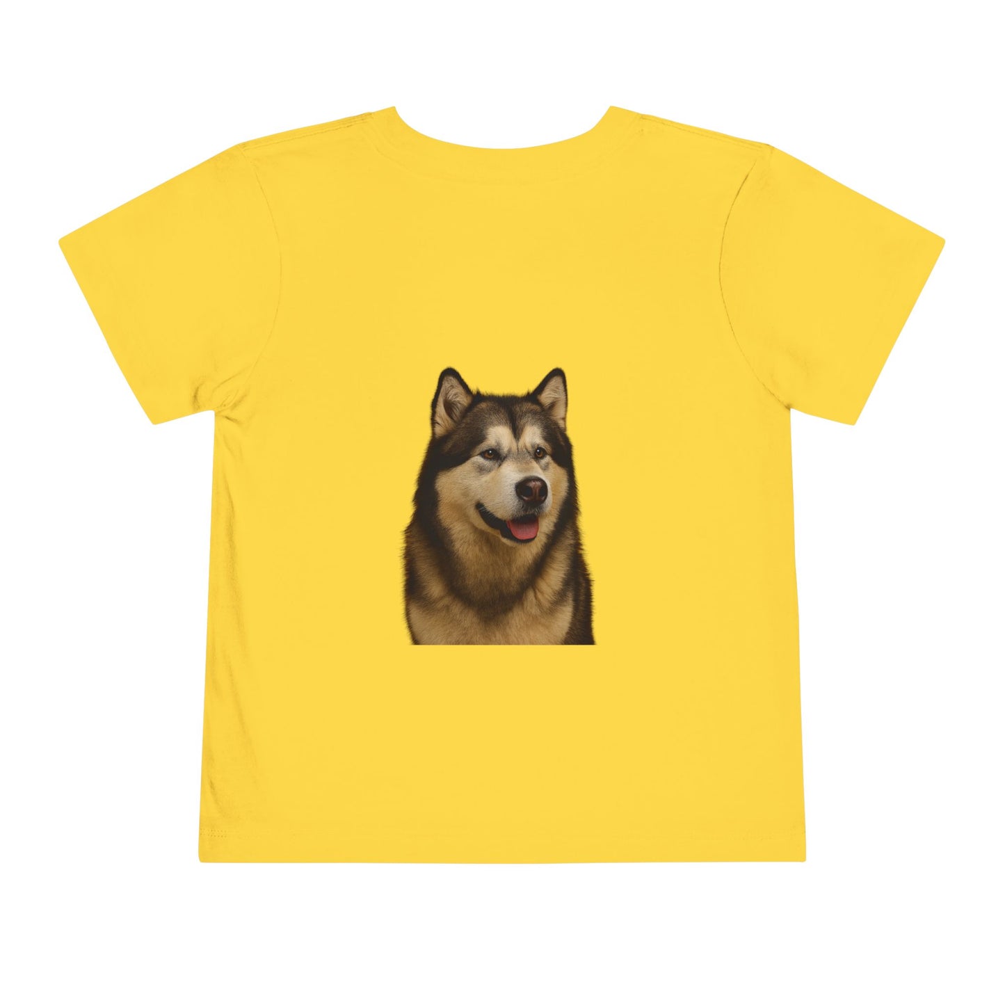 Malamute Head Toddler Unisex Short Sleeve Crewneck Tee