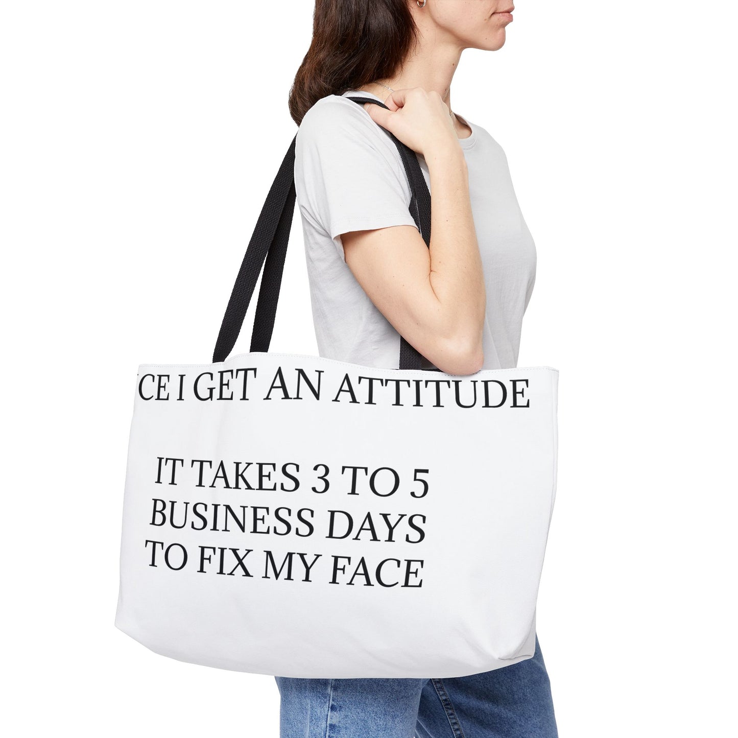 Fix My Face Weekender Tote Bag