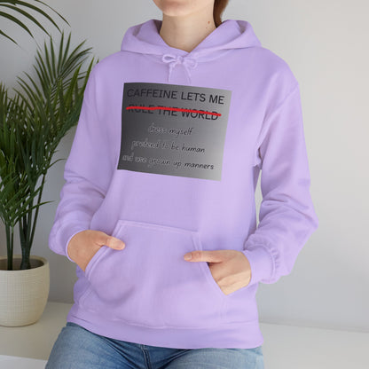 Caffeine Lets Me Unisex Hoodie