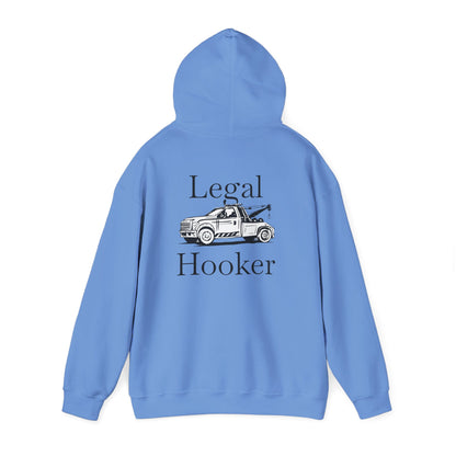 Legal H**ker Wheel Lift Tow Truck Unisex Hoodie