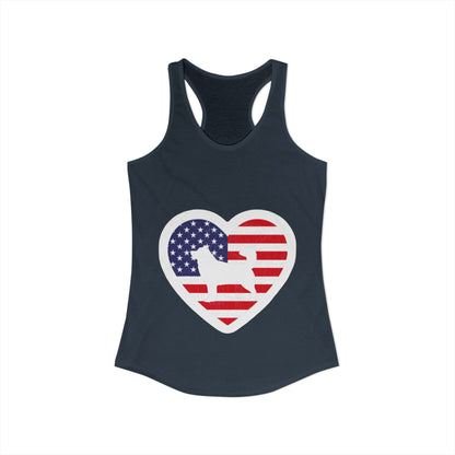 Malamute Flag Women's Racerback Tank