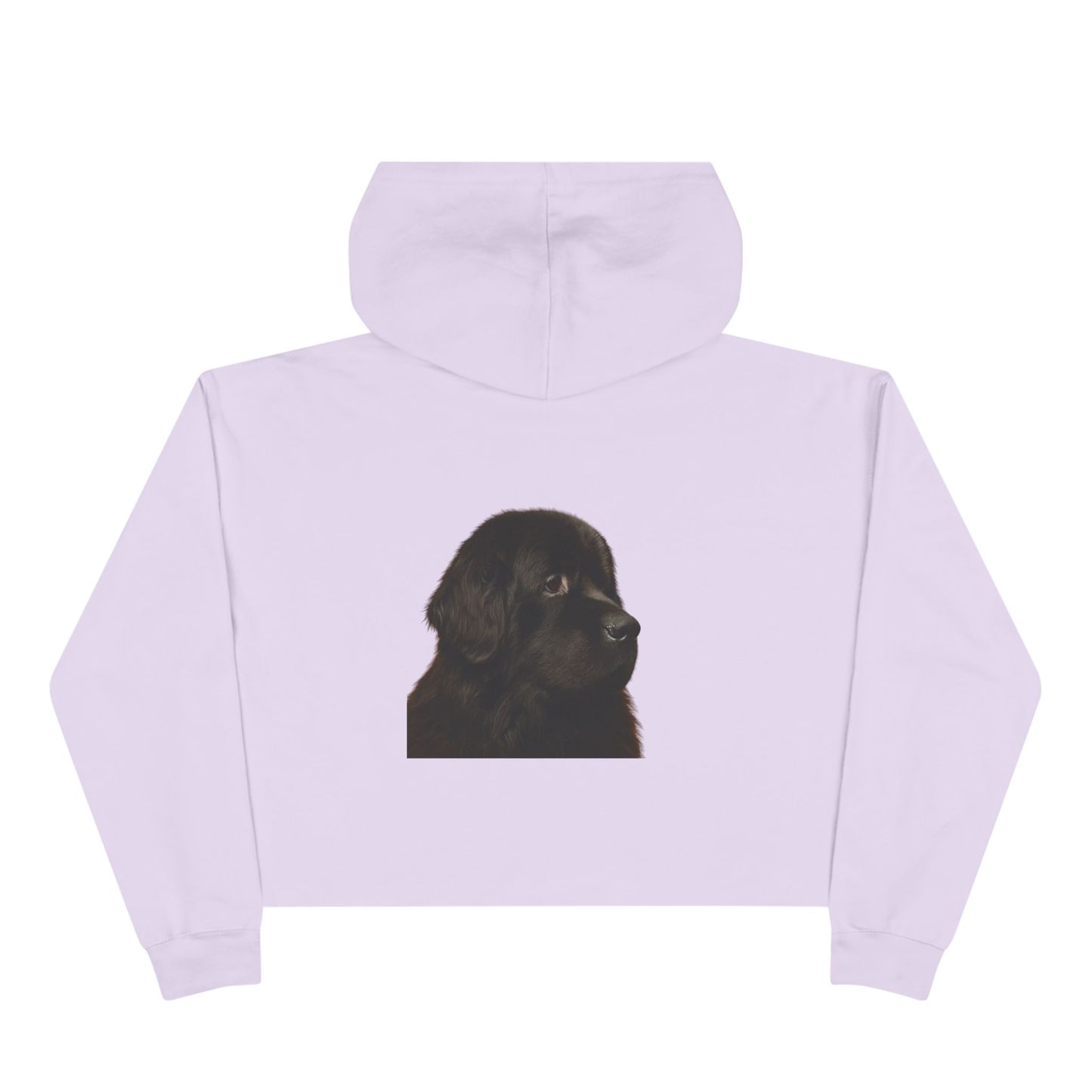 Newfie Head Women's Crop Hoodie