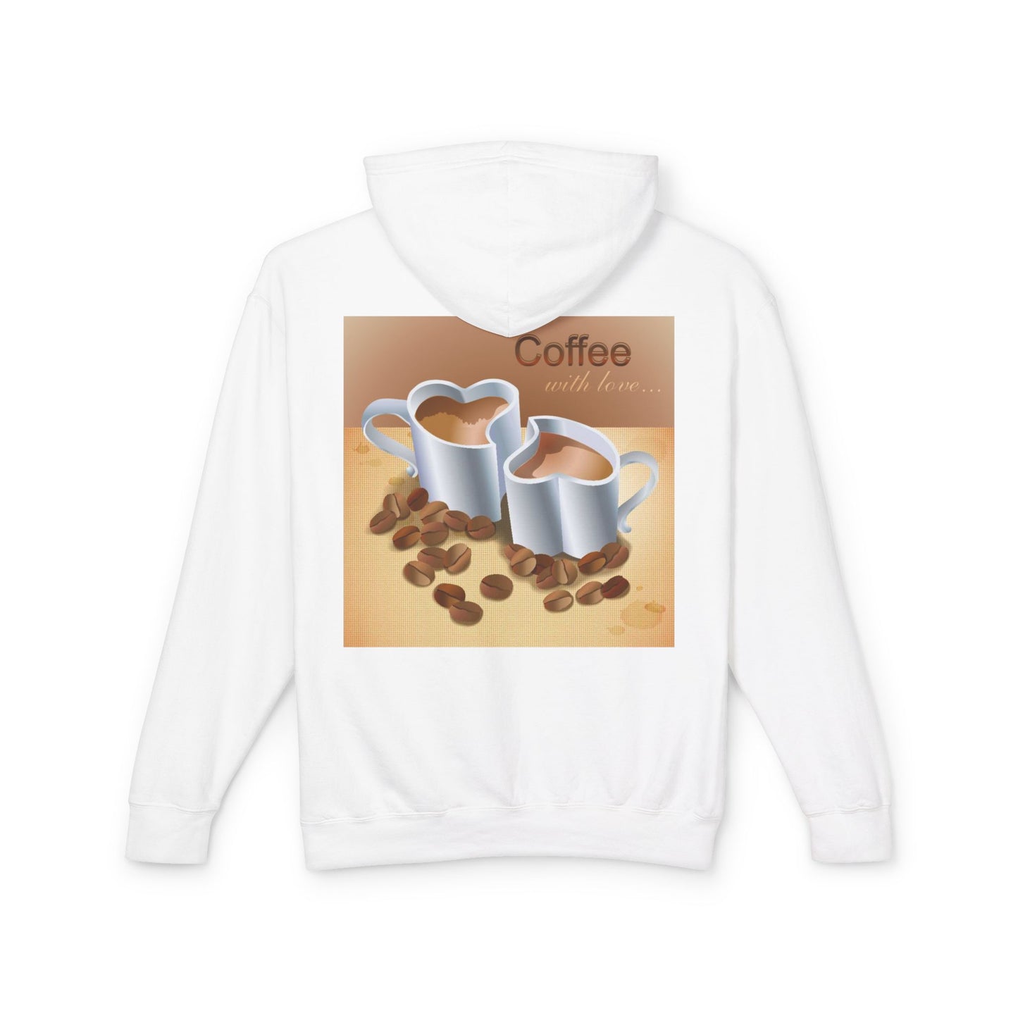 Coffee With Love Unisex Lightweight Hoodie