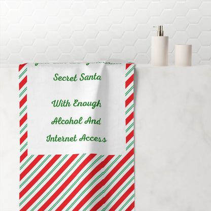 Your Own Secret Santa Mink-Cotton  Beach Towel