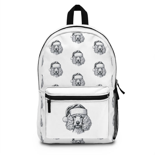 Santa Paws Poodle Backpack