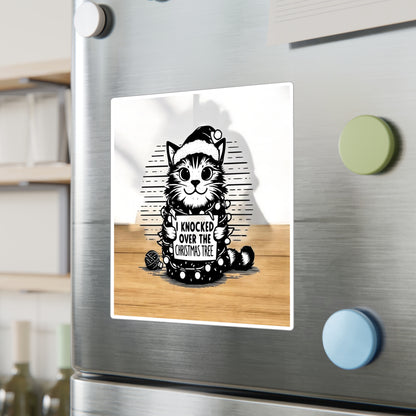 Naughty Cat Vinyl Decal