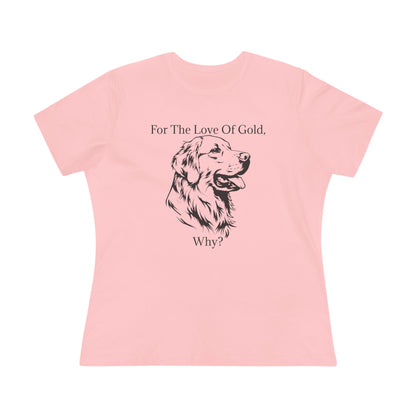 For The Love Of Gold Women's Short Sleeve Crewneck Tee