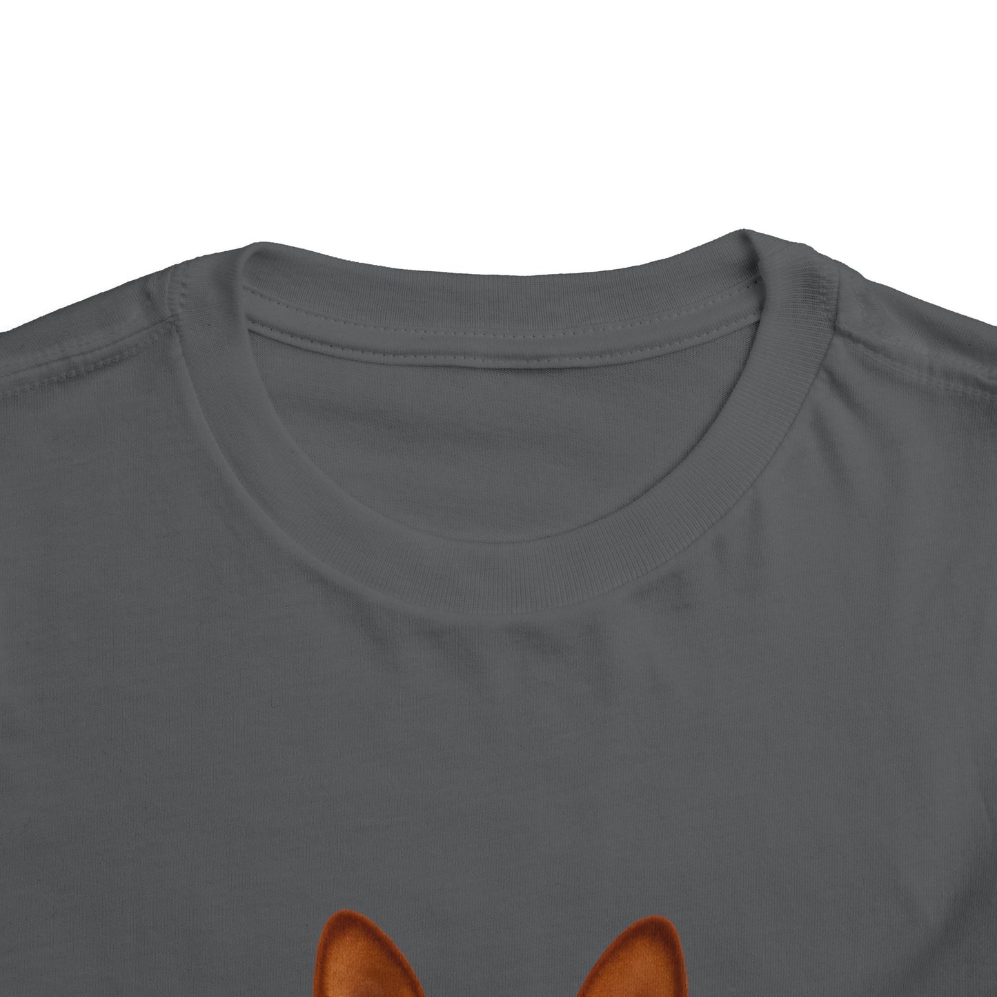 Basenji Head Toddler Unisex Short Sleeve Crewneck Tee