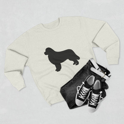 Newfie Silhouette Unisex Crewneck Sweatshirt