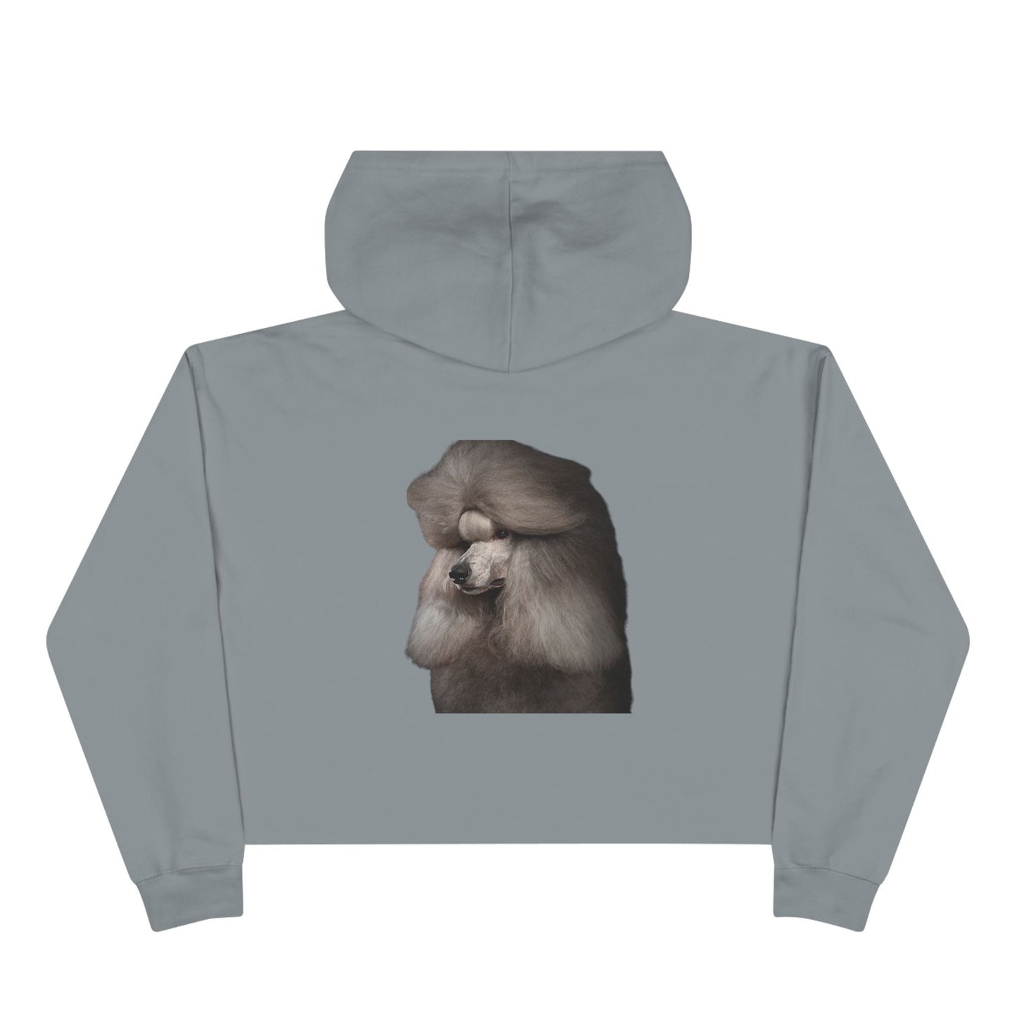 Poodle Head Women's Crop Hoodie