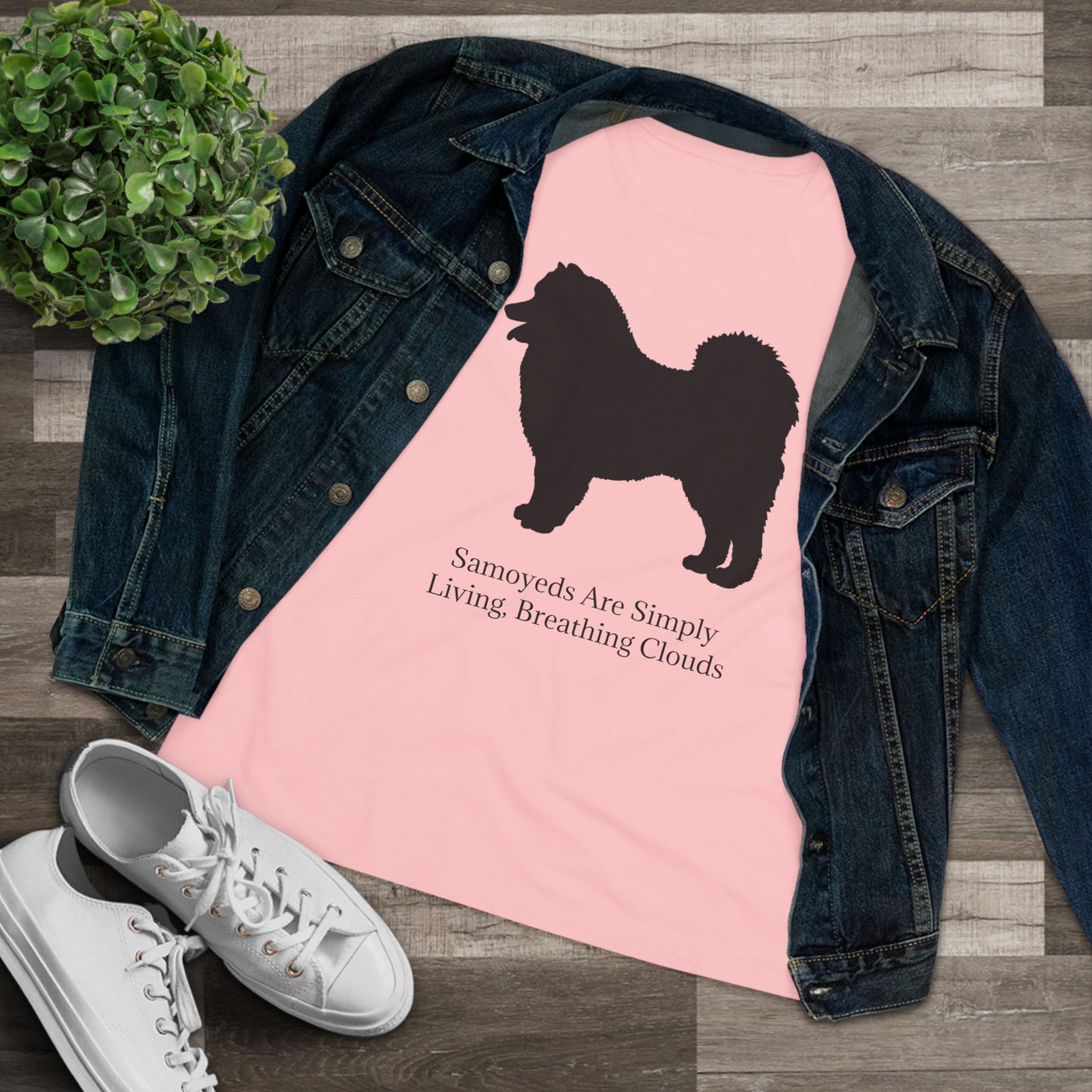 Clouds Women's Short Sleeve Crewneck Tee