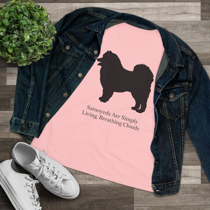 Clouds Women's Short Sleeve Crewneck Tee