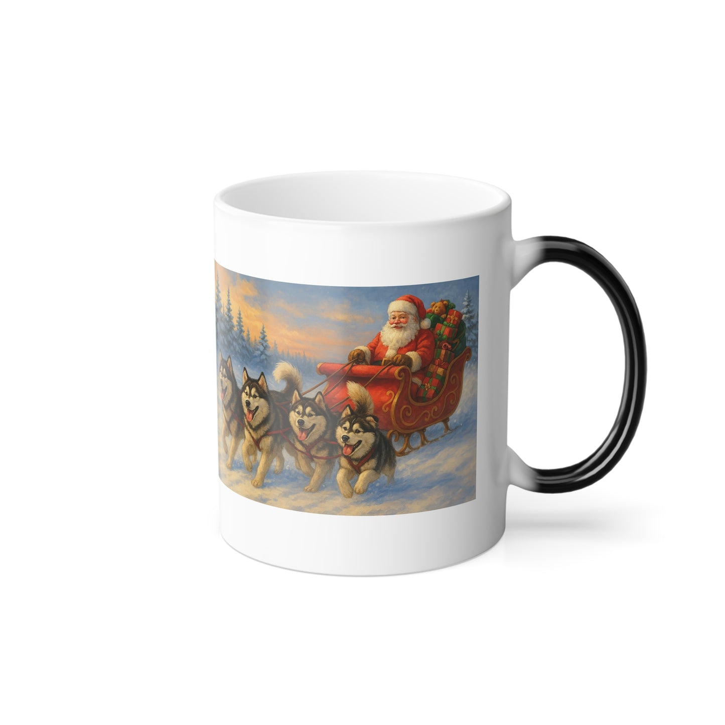 Dashing Through The Snow Color Changing Mug